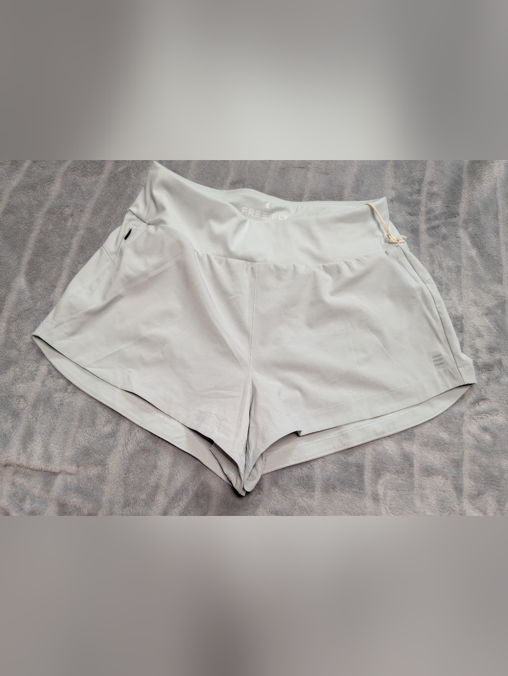 Freefly Women's Sky Gray Performance Shorts Sz: S NWT